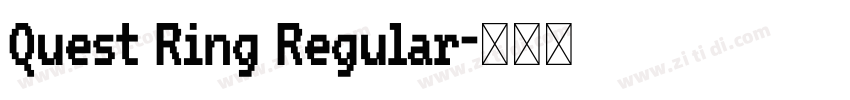 Quest Ring Regular字体转换